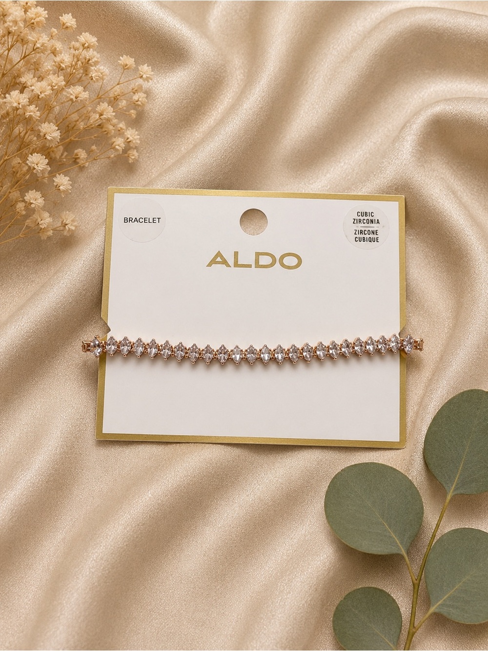 ALDO Cubic Zirconia Tennis Bracelet